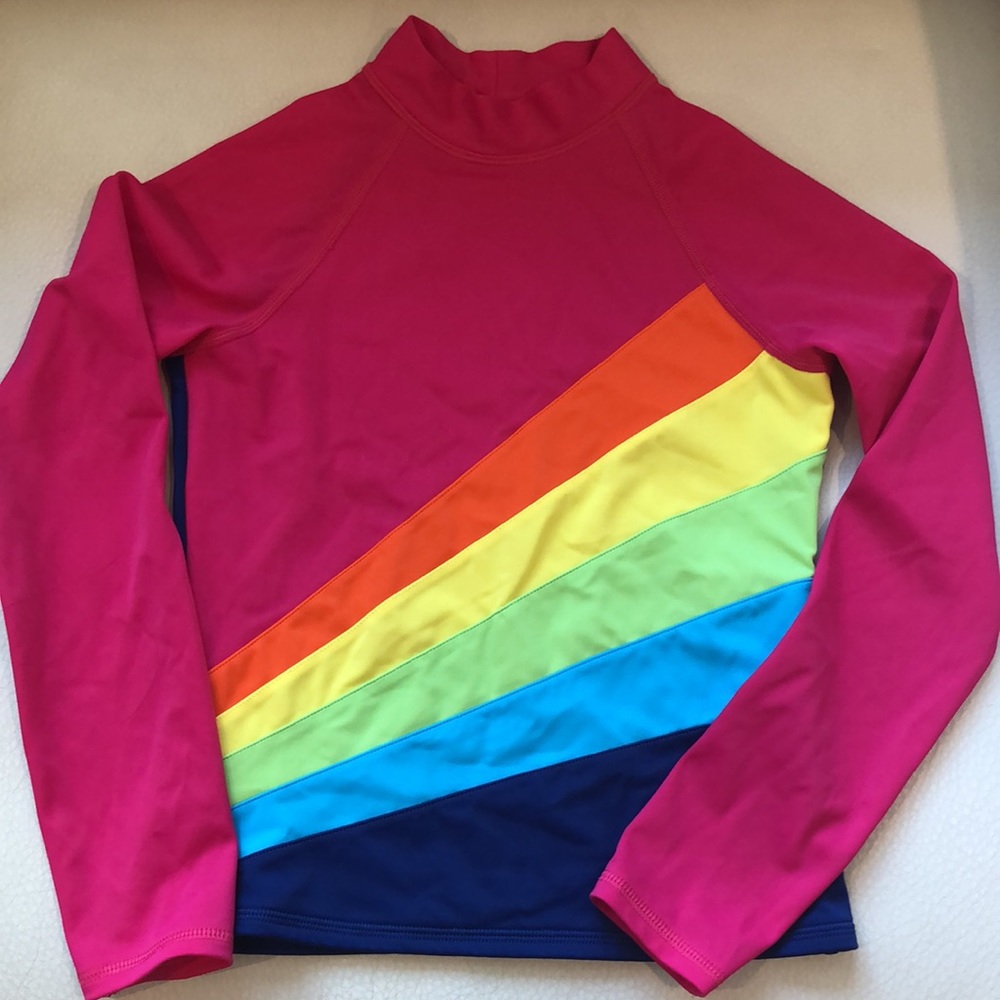 Girls Rash guard swim top